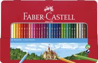 Faber Castell FC-115886 Kleurpotlood Faber-Castell Castle Zeskantig Metalen Etui Met 36 Stuks - thumbnail