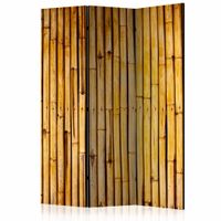 Vouwscherm - bamboe schutting 135x172cm, gemonteerd geleverd (kamerscherm)  dubbelzijdig geprint