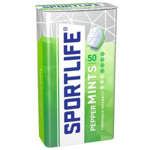 Sportlife Sportlife - Mints Peppermint 50 Mints 12 Stuks