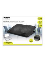 Port Designs 901099 laptop cooling pad 43,2 cm (17") 800 RPM Zwart - thumbnail