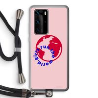 Run The World: Huawei P40 Pro Transparant Hoesje met koord