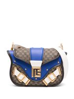 Balmain sac à bandoulière Blaze à empiècements - Marron