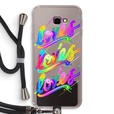 Loves: Samsung Galaxy J4 Plus Transparant Hoesje met koord