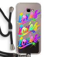 Loves: Samsung Galaxy J4 Plus Transparant Hoesje met koord