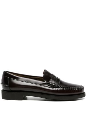 Sebago mocassins en cuir à entaille penny - Marron