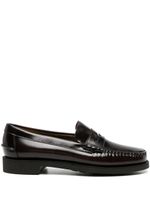 Sebago mocassins en cuir à entaille penny - Marron