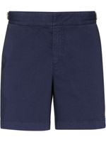 Orlebar Brown short chino Bulldog en serge - Bleu - thumbnail