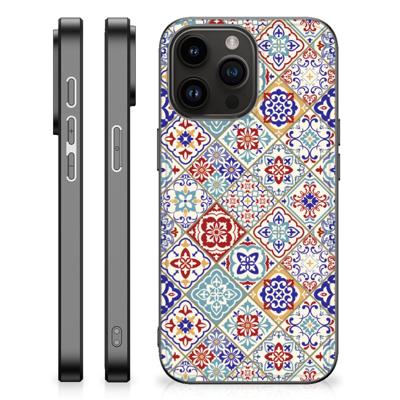 iPhone 15 Pro Max Marmeren Print Telefoonhoesje Tiles Color