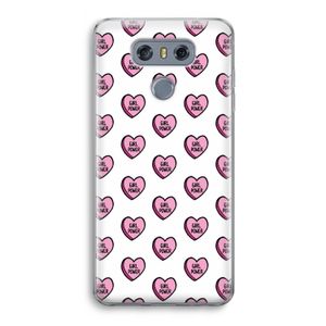 GIRL POWER: LG G6 Transparant Hoesje