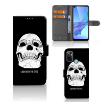 Telefoonhoesje met Naam OPPO A53 | OPPO A53s Skull Eyes - thumbnail