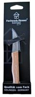 Diggers Keukenmes | 15,5 cm | Houten Handvat | Gebogen | RVS - DIG548