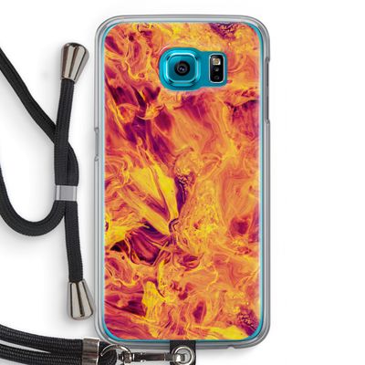 Eternal Fire: Samsung Galaxy S6 Transparant Hoesje met koord
