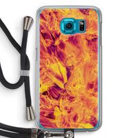 Eternal Fire: Samsung Galaxy S6 Transparant Hoesje met koord