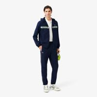 Lacoste Hooded Logostripe Trainingspak Heren Donkerblauw - Maat XS - Kleur: Donkerblauw | Soccerfanshop