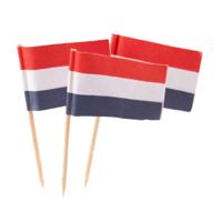Folat BV Cocktailprikkers nederlandse vlag, 50st.