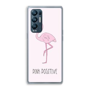Pink positive: Oppo Find X3 Neo Transparant Hoesje