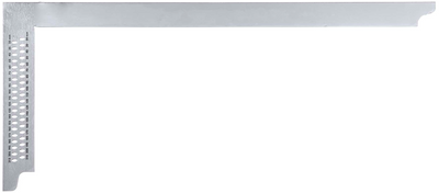 SOLA Timmermanswinkelhaak 700x300mm ZWZB700 Beenbreedte 40/50mm met aftekengaatjes - 56135401