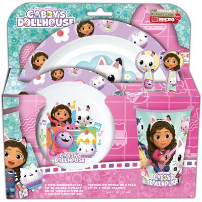 Kinderen servies set Gabby's Dollhouse Party (5 Onderdelen)