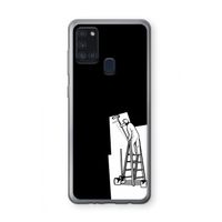 Musketon Painter: Samsung Galaxy A21s Transparant Hoesje