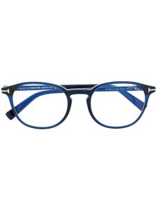 TOM FORD Eyewear lunettes de vue à monture ronde - Bleu