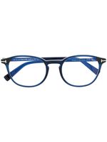 TOM FORD Eyewear lunettes de vue à monture ronde - Bleu - thumbnail