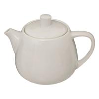 Secret de Gourmet Theepot Cameron - 1000 ml - keramiek - wit - deksel/handvat