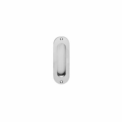 Intersteel Schuifdeurkom ovaalAlvro 12x4cm RVS schroefgat - 0035.447680