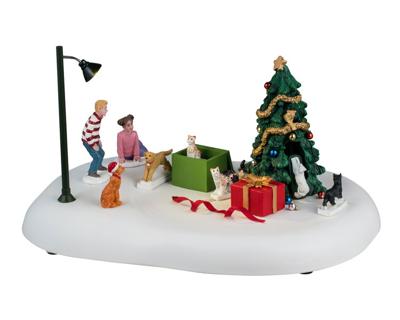 Christmas Cats 21x26x19 cm Kersthuisje - Lemax