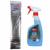 Ruitenontdooier spray - voor auto - 500 ml - antivries sprays - winter/vorst - incl. anti-vorstdeken