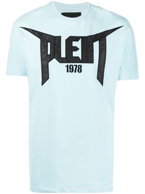 Philipp Plein t-shirt à patch logo 1978 - Bleu
