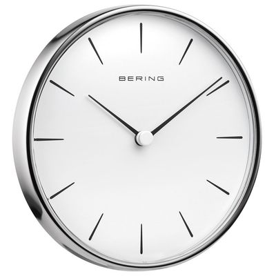 Bering Wandklok 162mm Silver 90162-04R