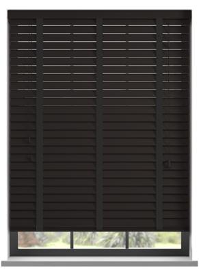 Timberlux bamboe jaloezie met ladderband - Wenge