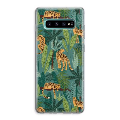 Luipaard 2: Samsung Galaxy S10 Plus Transparant Hoesje