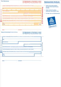 Avery-Zweckform Overschrijvingsformulier SEPA-Überweisung DIN A4 Aantal paginas: 100 2817