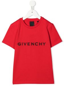 Givenchy Kids t-shirt en coton à logo imprimé - Rouge