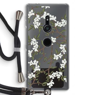 Blossoming spring: Sony Xperia XZ2 Transparant Hoesje met koord