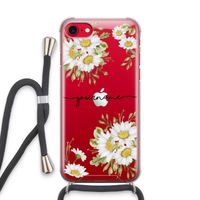 Daisies: iPhone SE 2020 Transparant Hoesje met koord