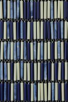 Sunarts kant en klaar vliegengordijn 90 x 210 Mix crème / donkerblauw / donkerblauwvlam model 416