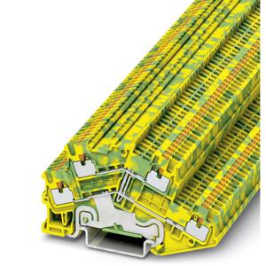 Phoenix Contact 3214673 Randaardeleidingklem 2-etages 3.5 mm Snelaansluiting Groen, Geel 50 stuk(s)