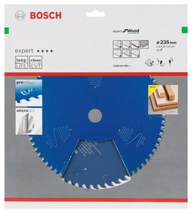 Bosch Accessoires Cirkelzaagblad expert for Wood 235x30x2.8/1.8x56 T - 2608644066