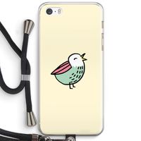 Birdy: iPhone 5 / 5S / SE Transparant Hoesje met koord