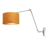 Steinhauer Verstelbare muurlampPrestige Chic met goud velvet - 8111ST Steinhauer Verstelbare muurlampPrestige Chic met goud velvet - 8111ST