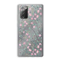 Sierlijke bloemen: Samsung Galaxy Note 20 / Note 20 5G Transparant Hoesje