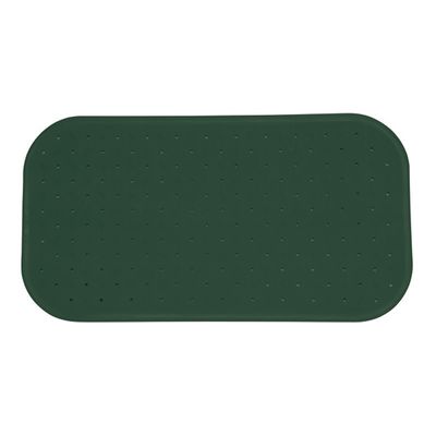Douche/bad anti-slip mat badkamer - rubber - groen - 36 x 97 cm - rechthoek - XXL-size