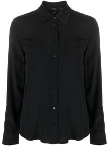 PINKO chemise à col pointu - Noir