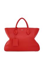 Ferragamo sac cabas en cuir à logo imprimé - Rouge - thumbnail