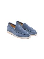 Scarosso mocassins Ludovico en daim - Bleu - thumbnail