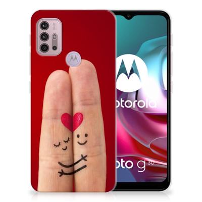 Motorola Moto G30 | G10 | Sillicone Back Cover | Liefde - Origineel Romantisch Cadeau