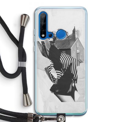 House: Huawei P20 Lite (2019) Transparant Hoesje met koord