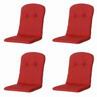 Kuip hoog Basic red 96 cm x 45 cm (4 stuks) Madison - Madison